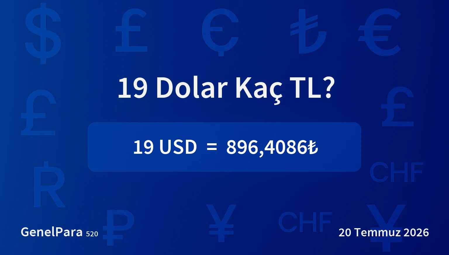 19.41 Dolar Kaç TL?