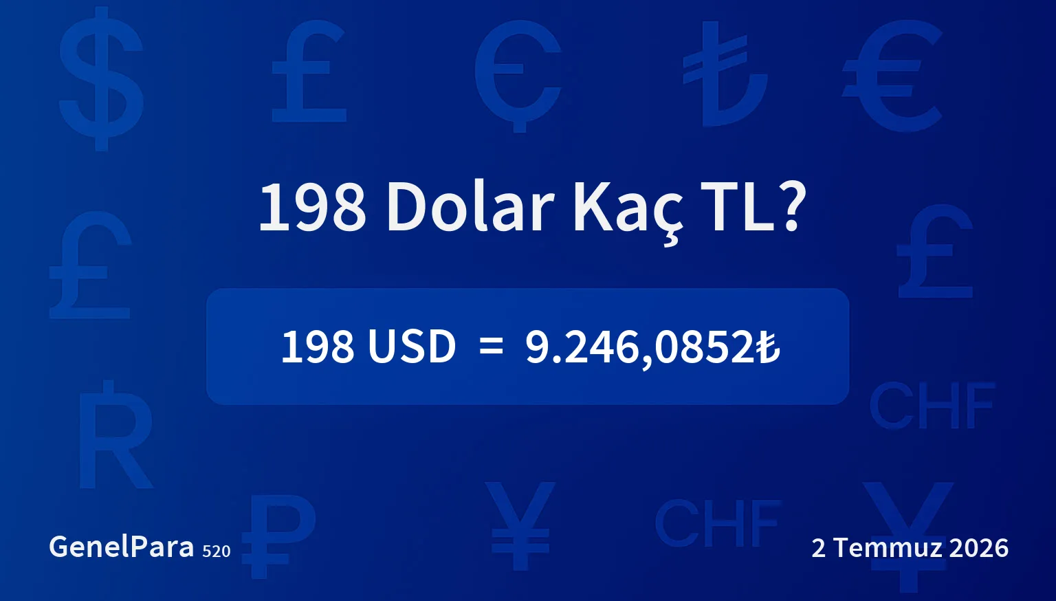 197.50 Dolar Kaç TL?