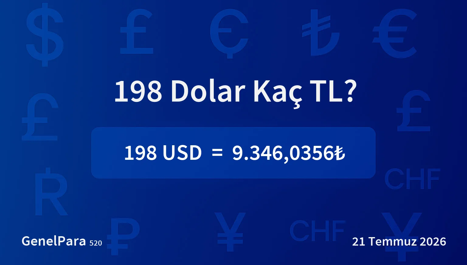 198.32 Dolar Kaç TL?
