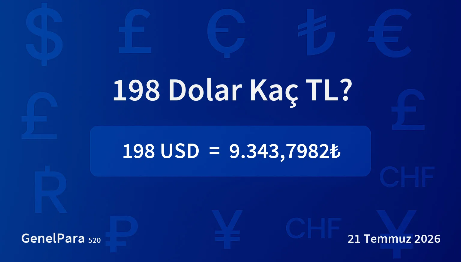198.45 Dolar Kaç TL?