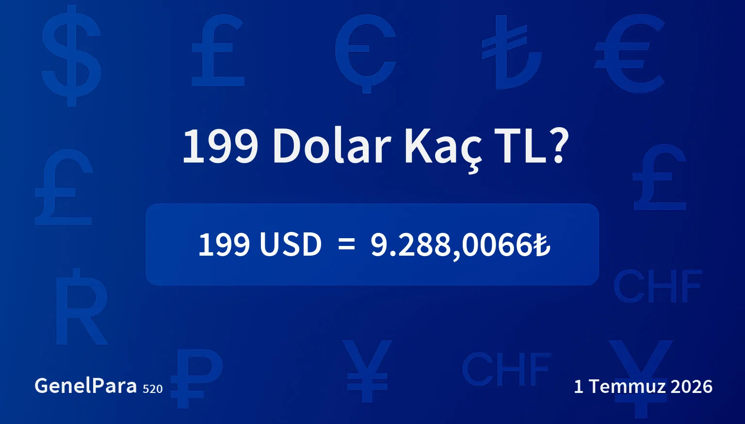 198.66 Dolar Kaç TL?