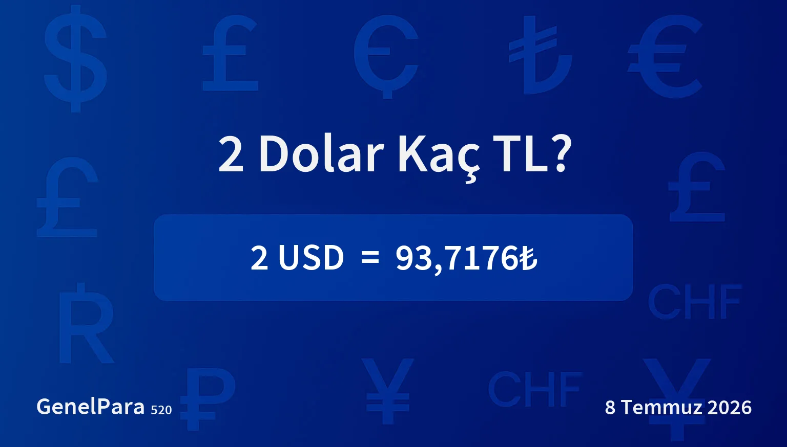 1.83 Dolar Kaç TL?