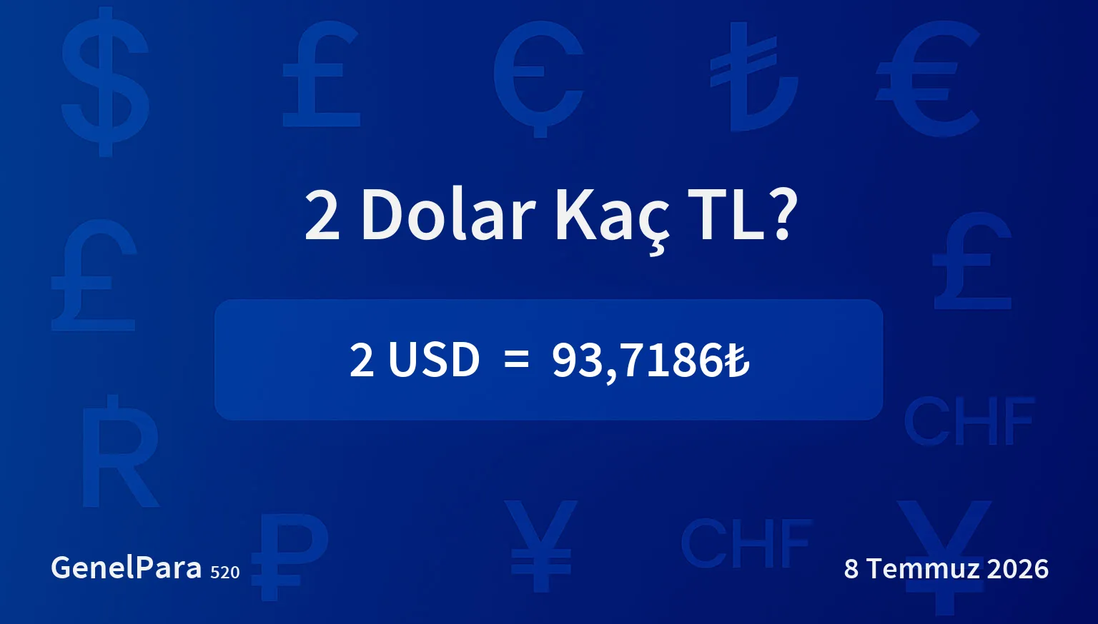 1.89 Dolar Kaç TL?