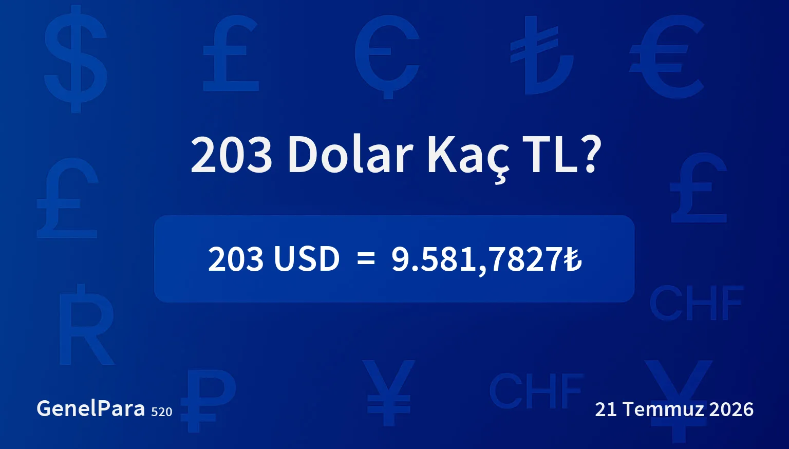 202.80 Dolar Kaç TL?