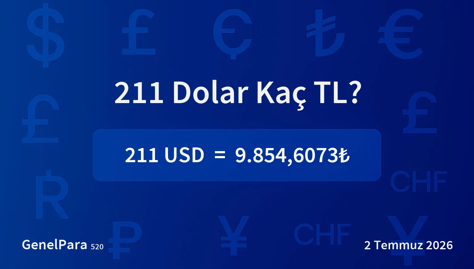 210.56 Dolar Kaç TL?