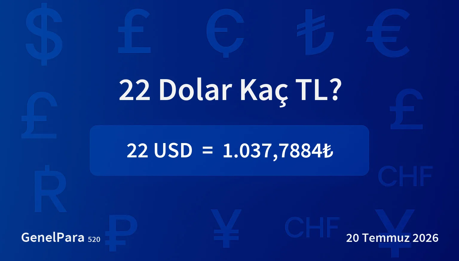 21.81 Dolar Kaç TL?