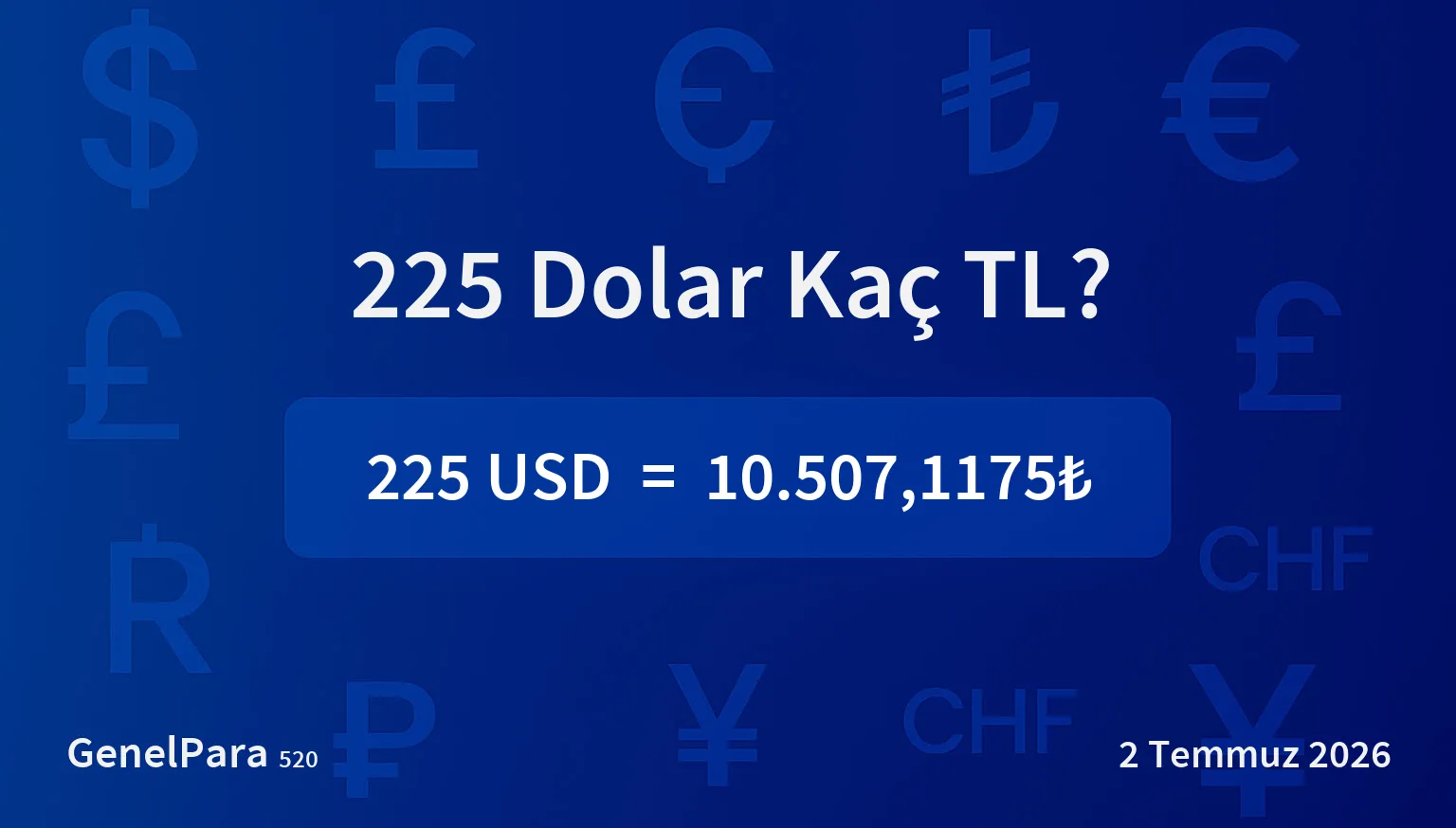 224.86 Dolar Kaç TL?