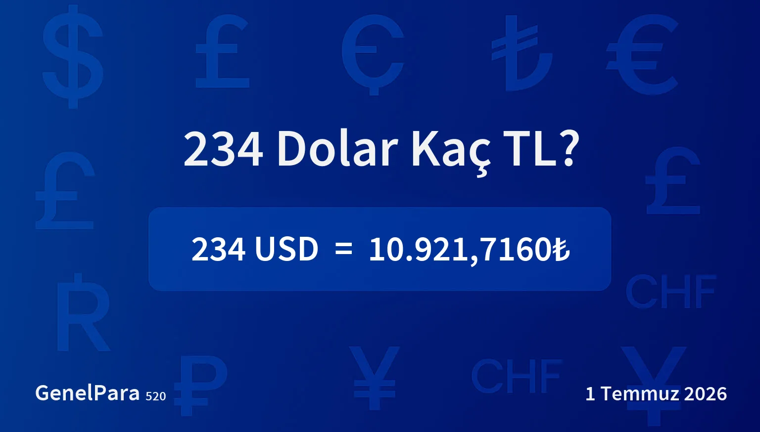 233.93 Dolar Kaç TL?