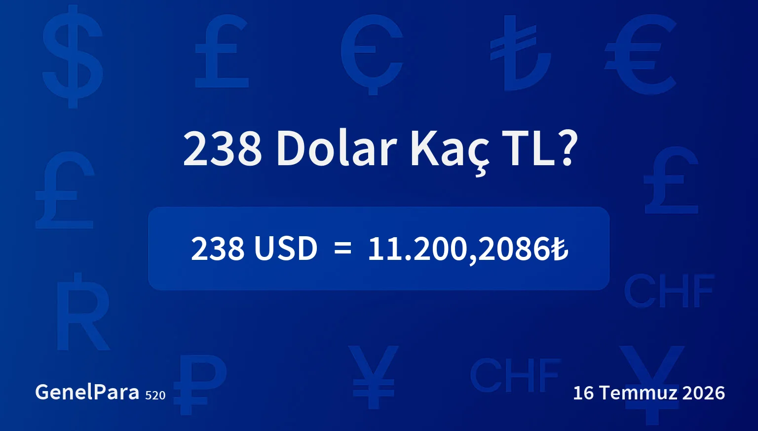 237.84 Dolar Kaç TL?