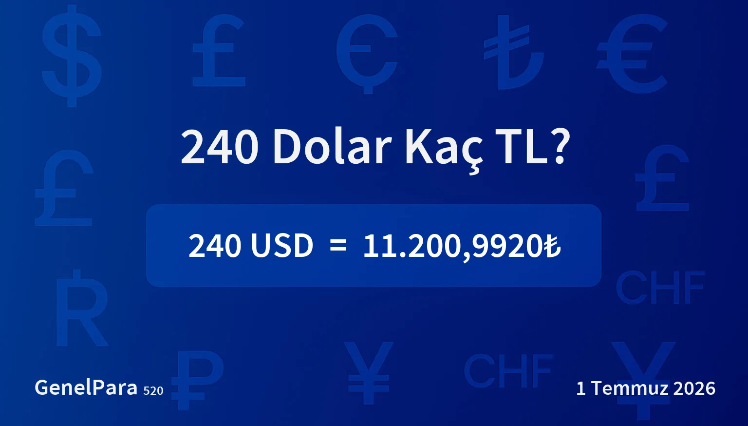 239.69 Dolar Kaç TL?