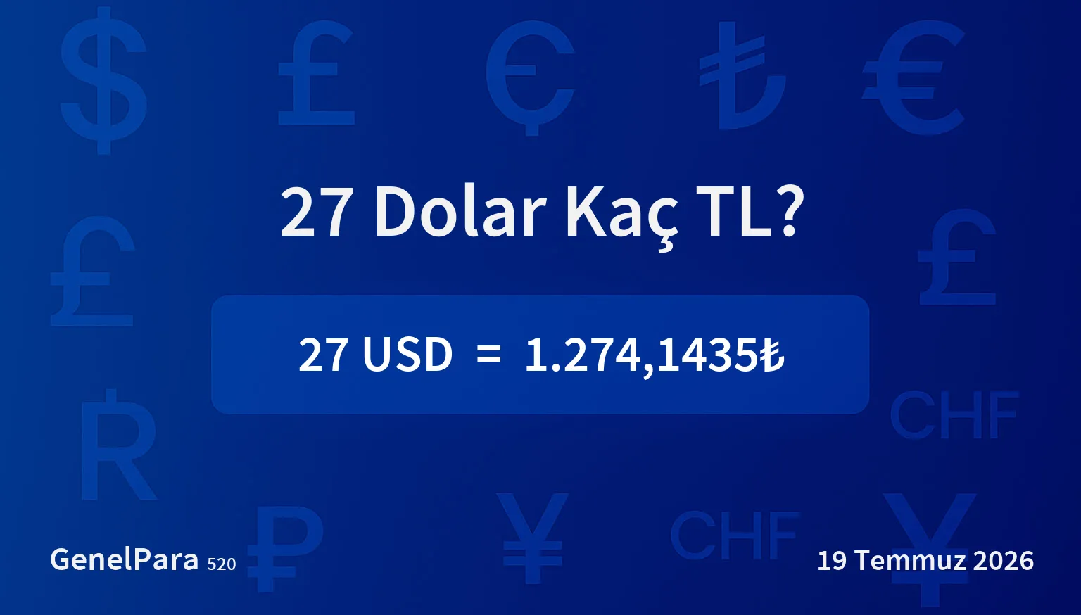 27.49 Dolar Kaç TL?