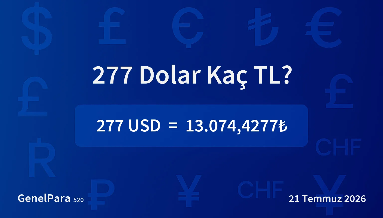 276.88 Dolar Kaç TL?
