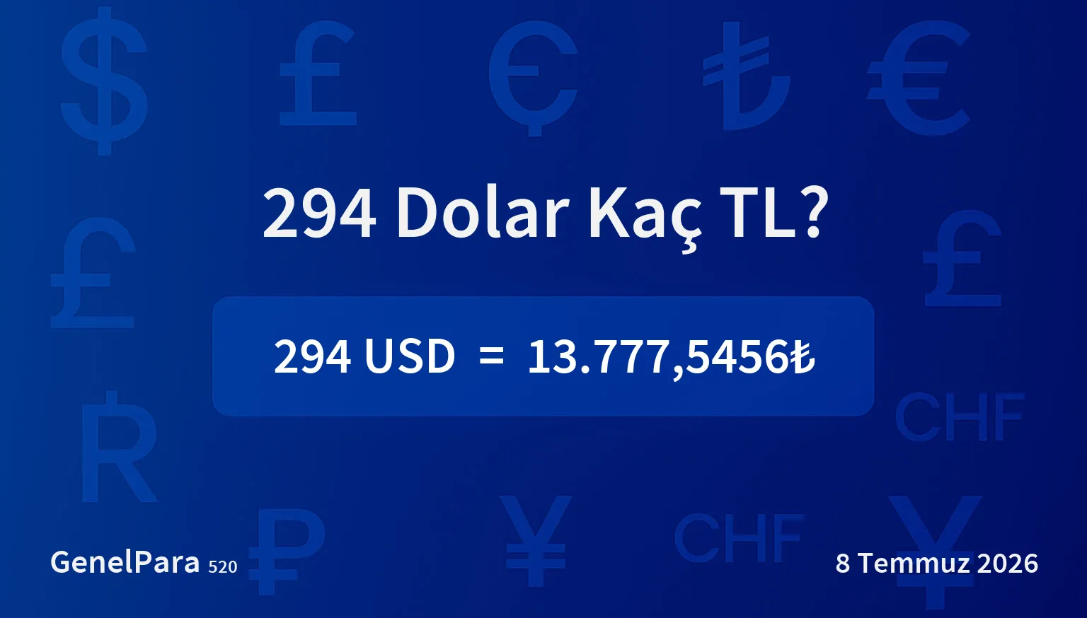 293.66 Dolar Kaç TL?