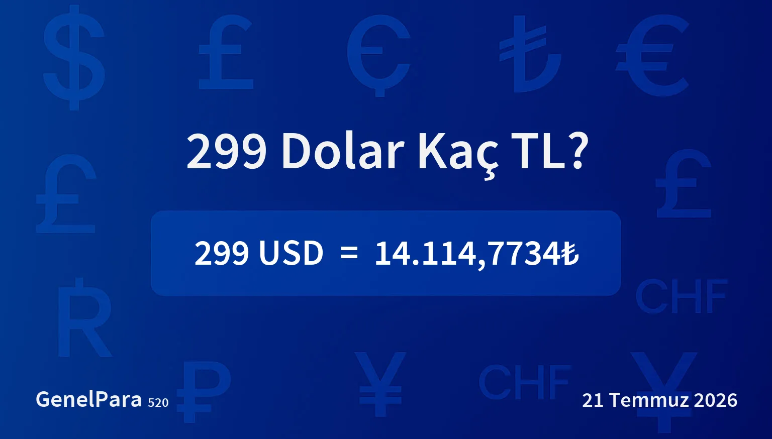 298.64 Dolar Kaç TL?