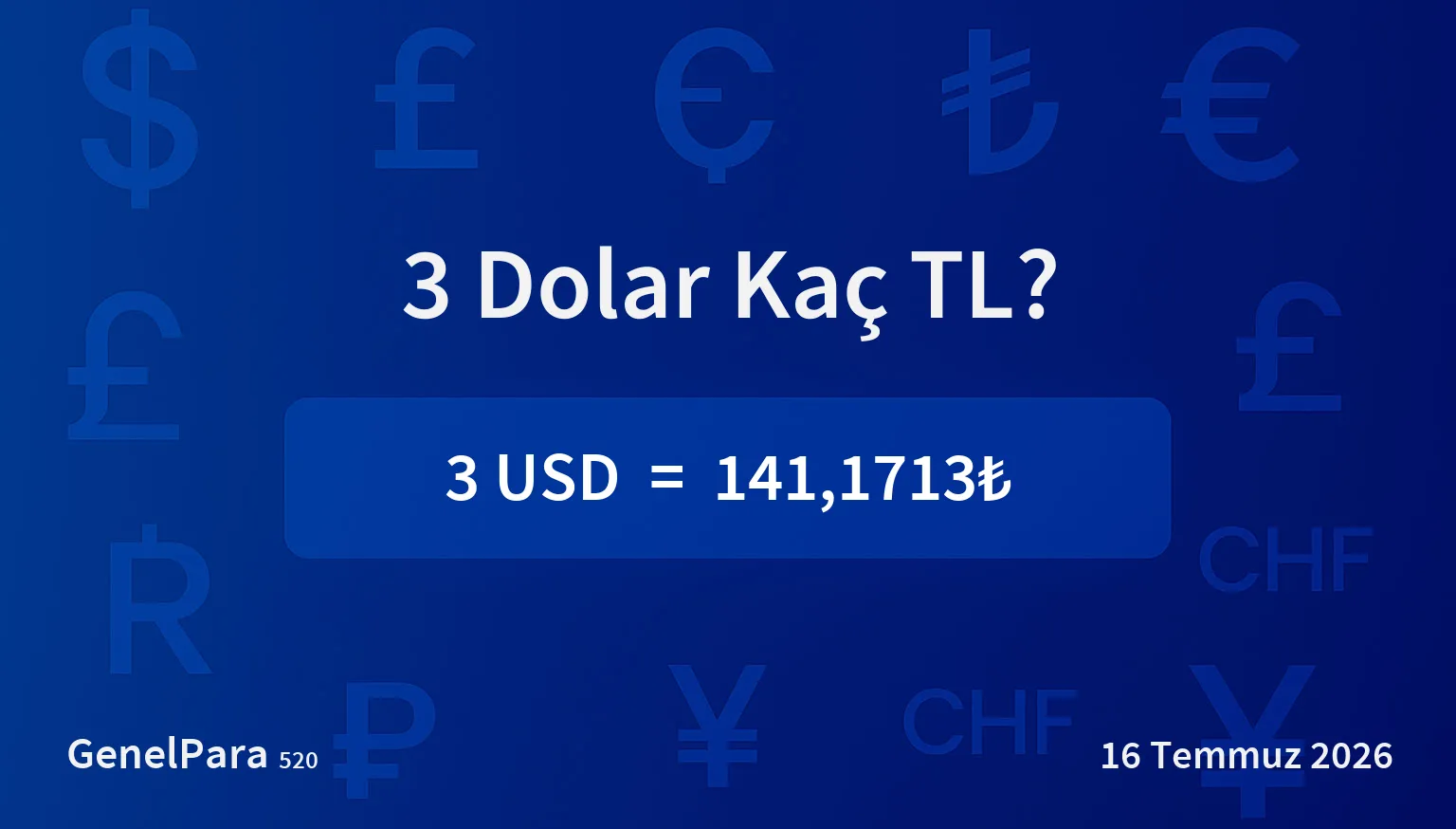3.01 Dolar Kaç TL?