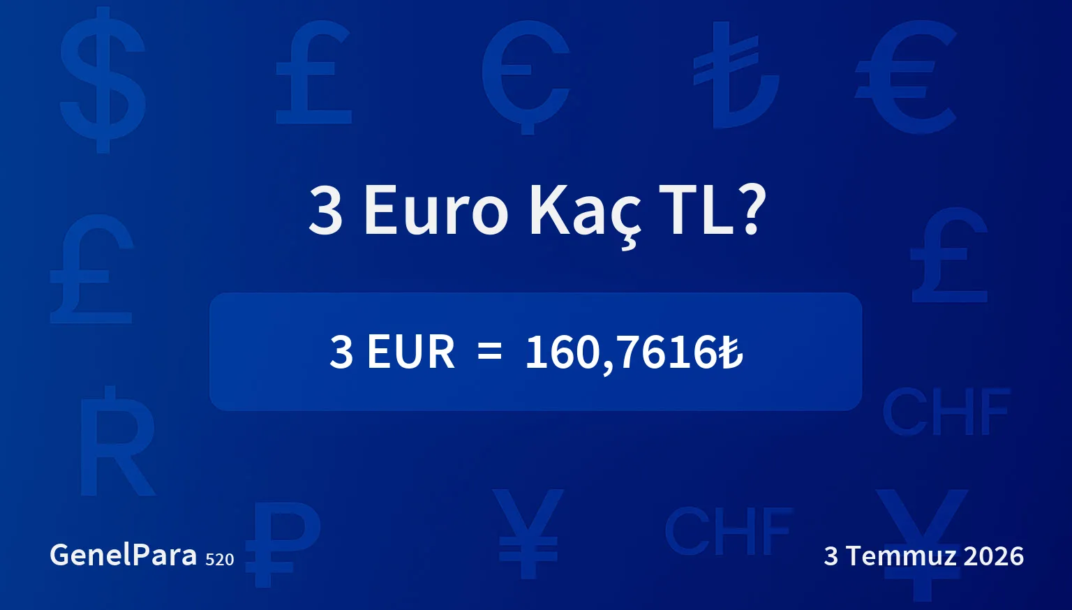 3.15 Euro Kaç TL?