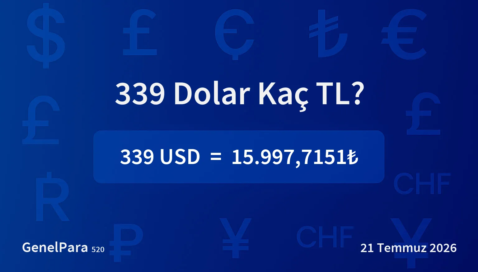 339.34 Dolar Kaç TL?