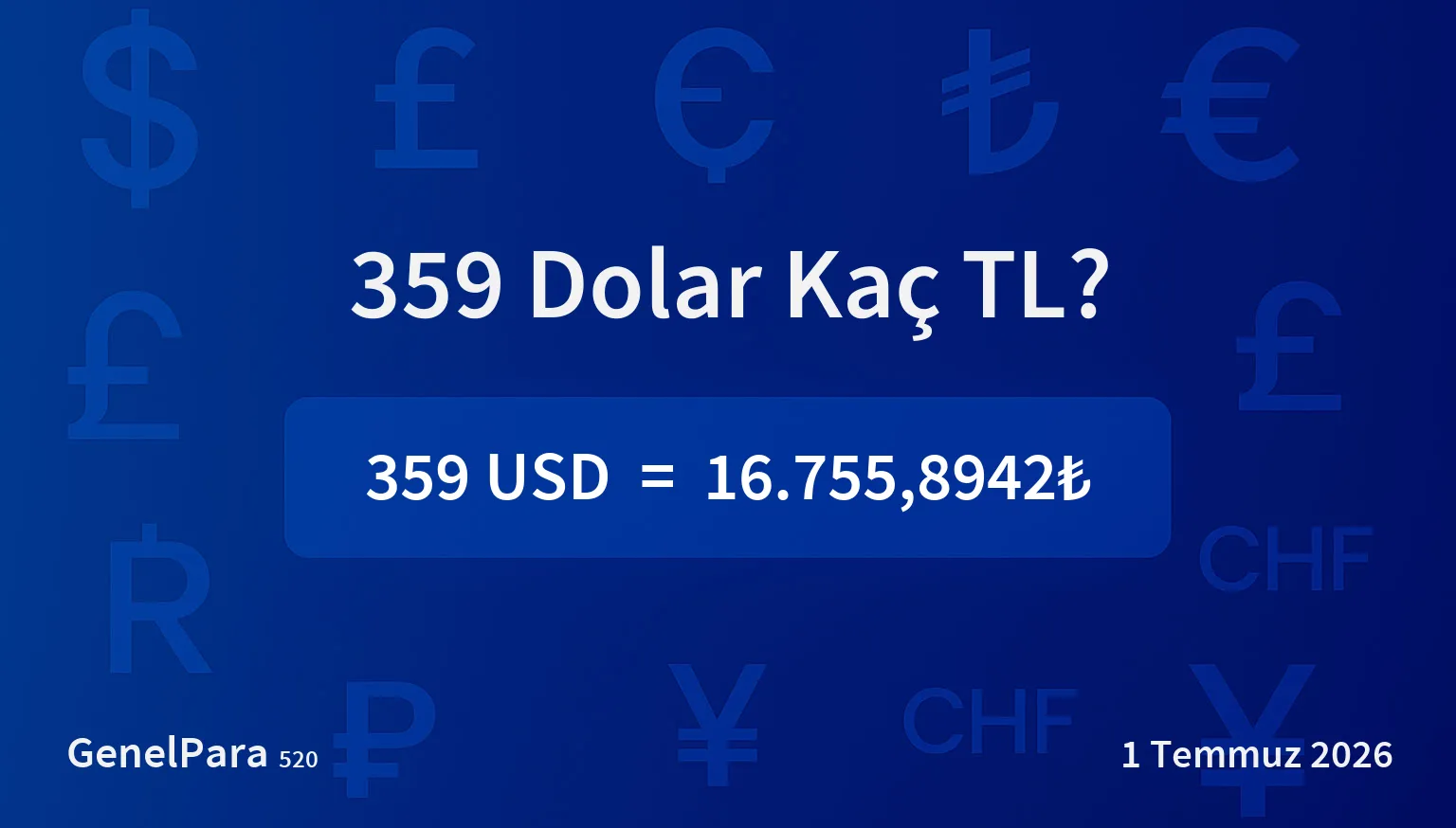 358.55 Dolar Kaç TL?