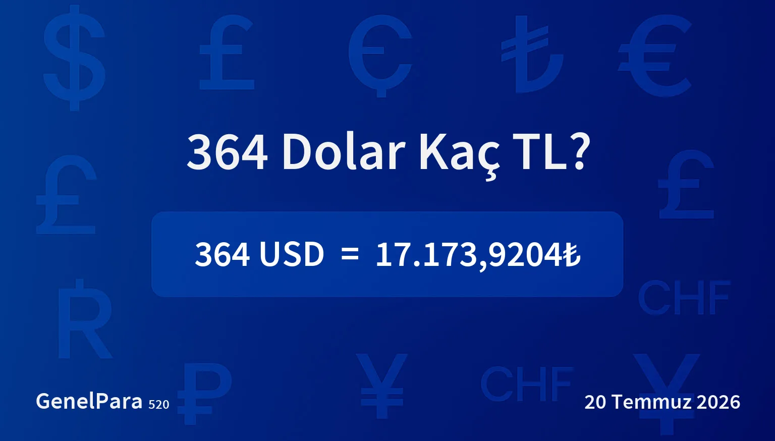 364.06 Dolar Kaç TL?