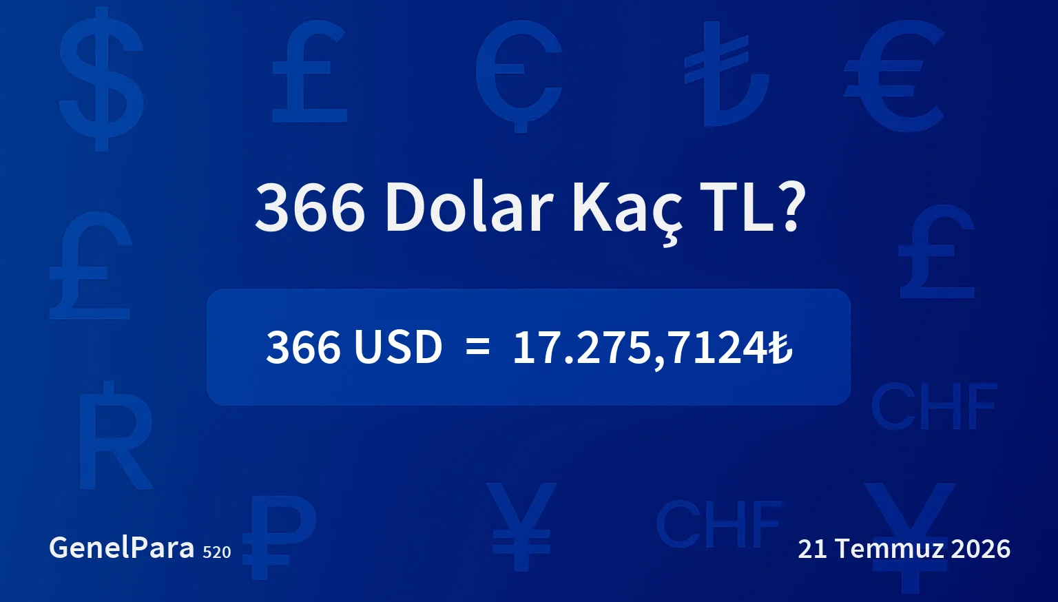 366.45 Dolar Kaç TL?