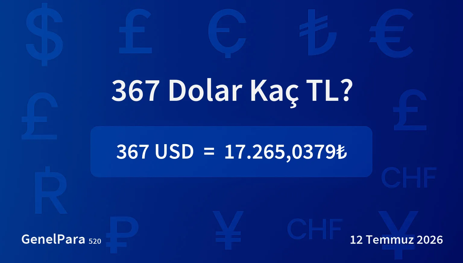 366.56 Dolar Kaç TL?
