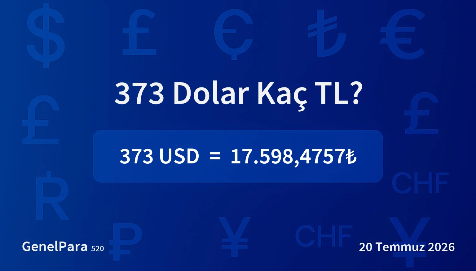 372.55 Dolar Kaç TL?