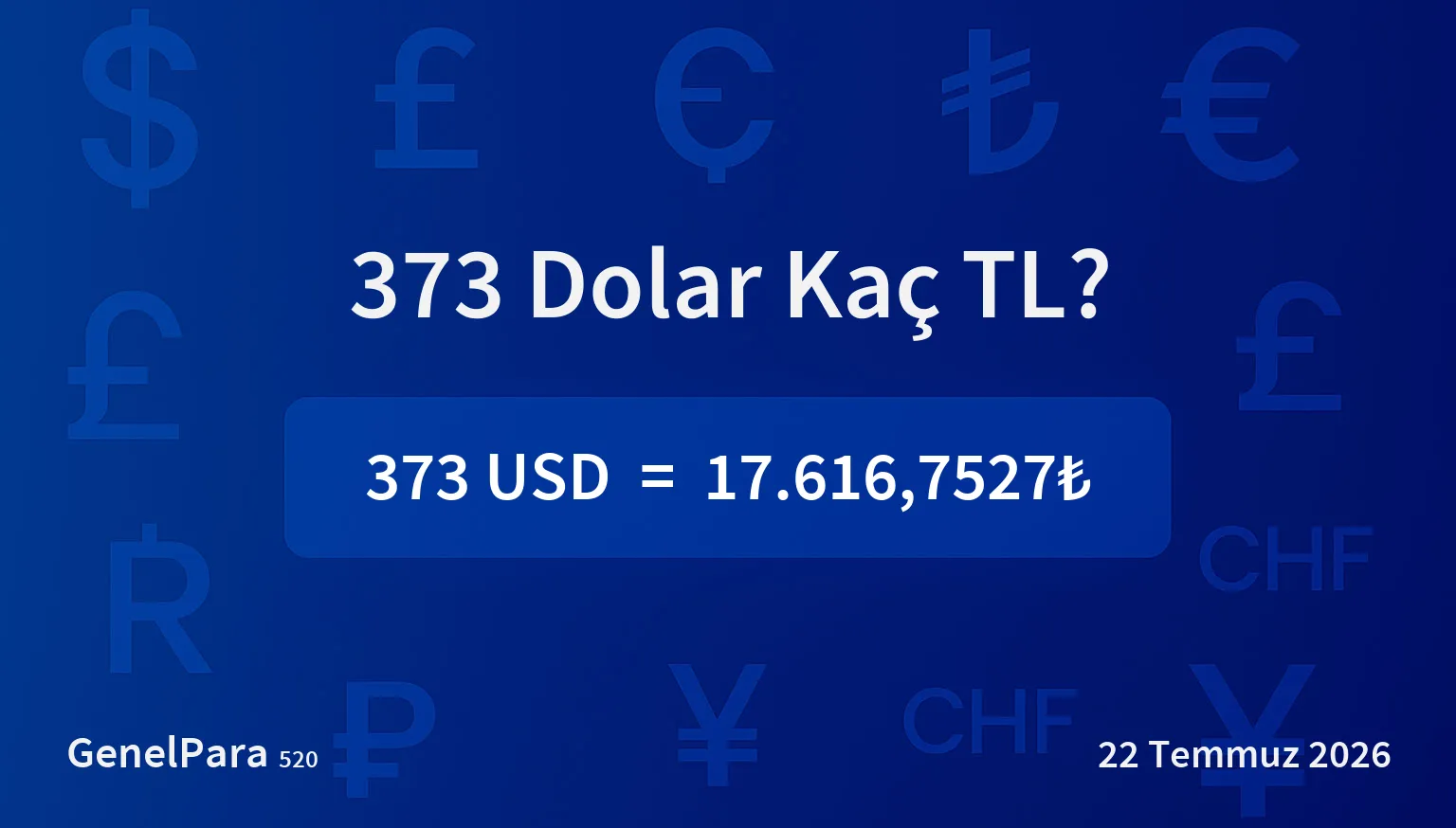 372.89 Dolar Kaç TL?