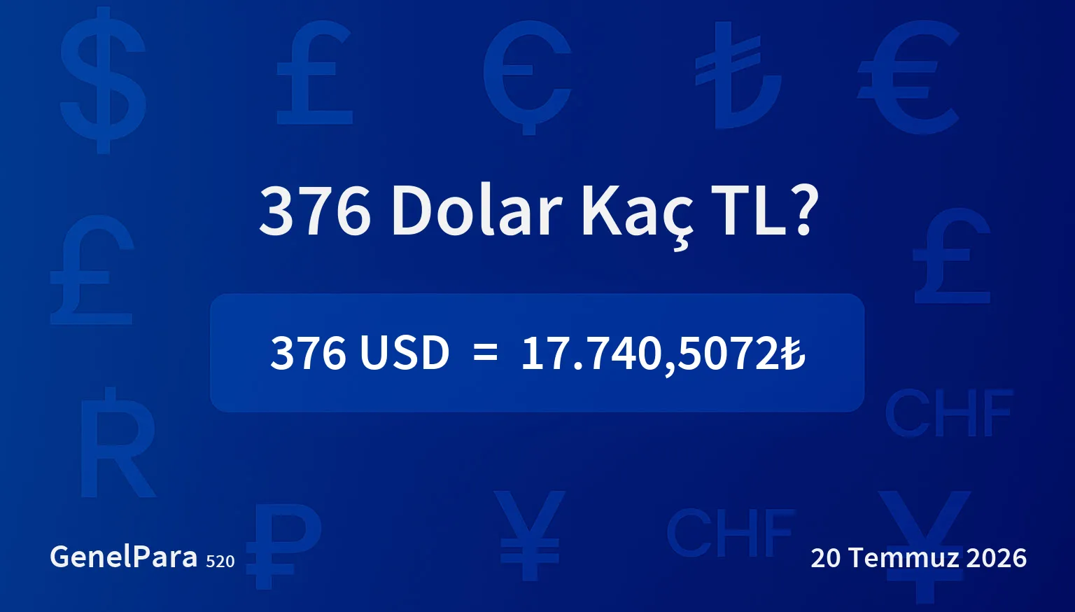 376.11 Dolar Kaç TL?