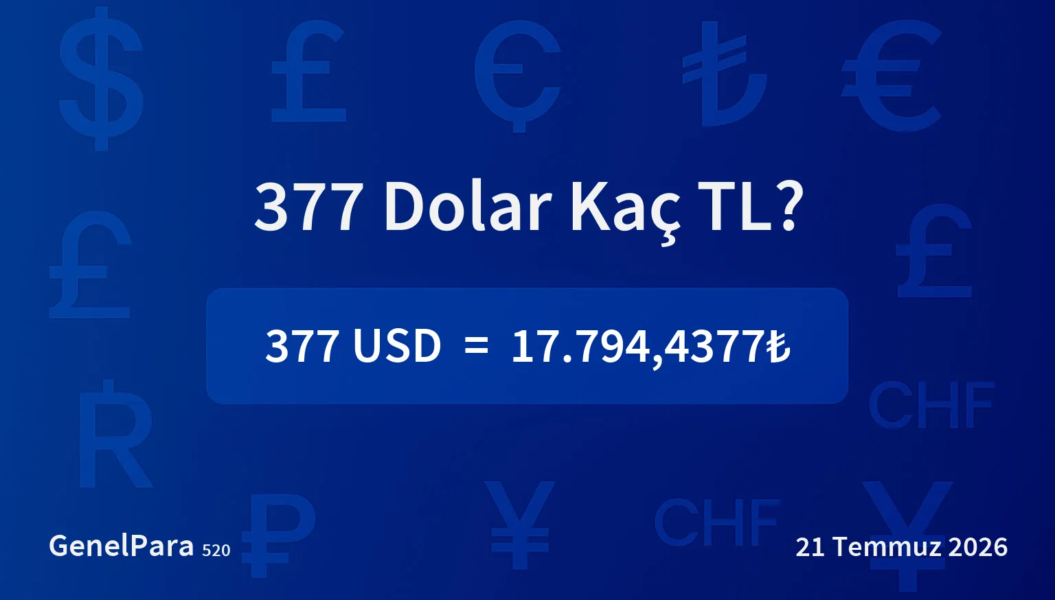 376.73 Dolar Kaç TL?