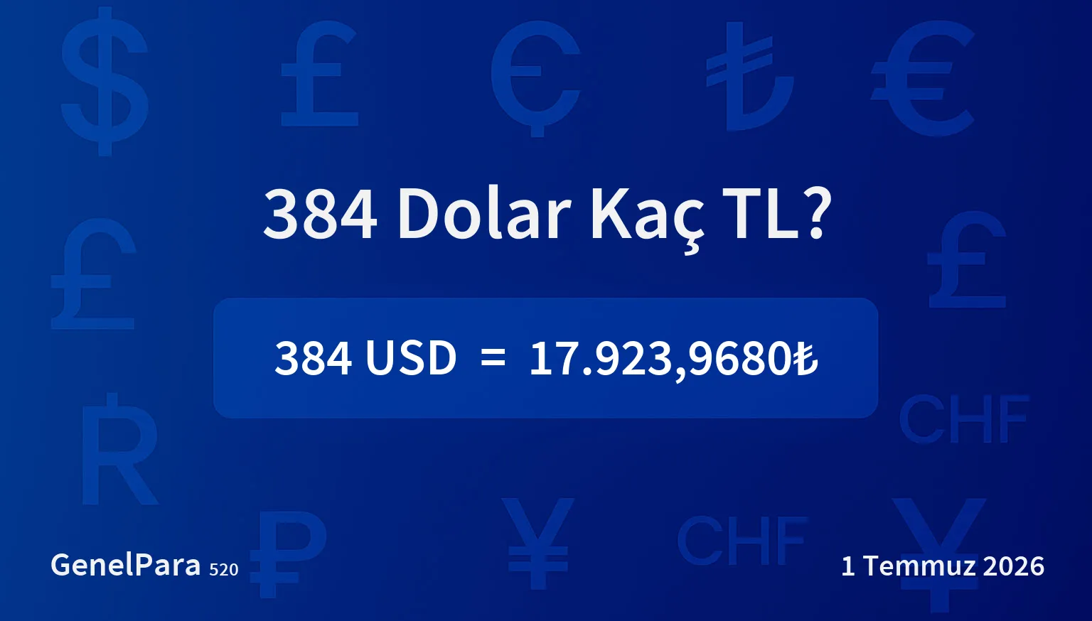 383.73 Dolar Kaç TL?