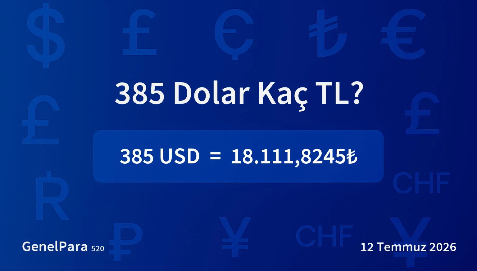 384.65 Dolar Kaç TL?
