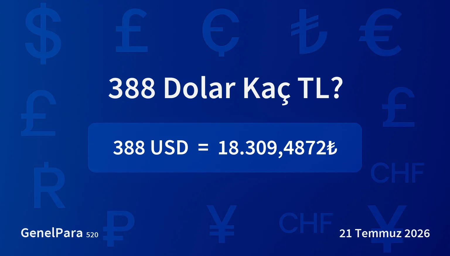 388.28 Dolar Kaç TL?