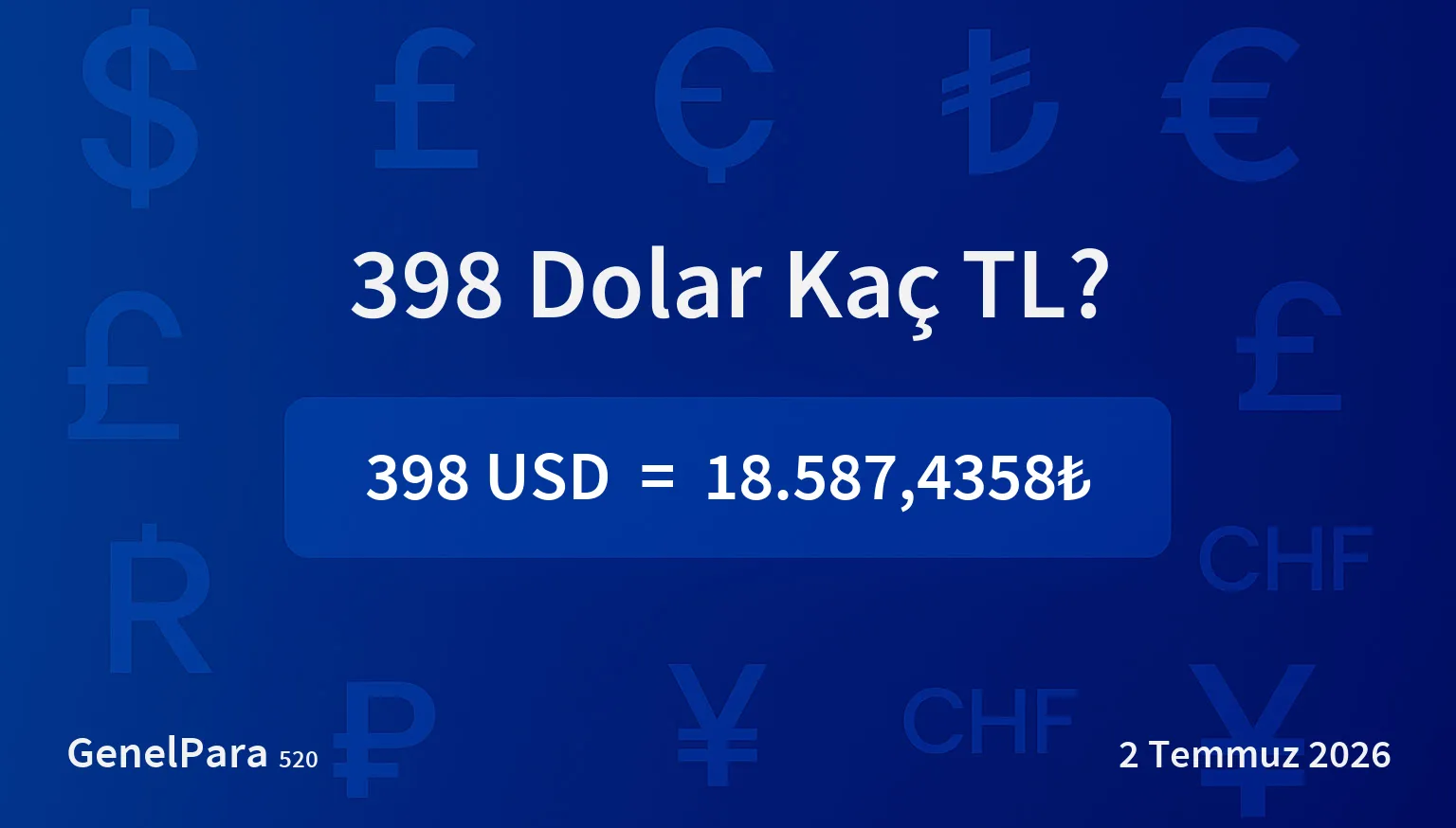 398.23 Dolar Kaç TL?