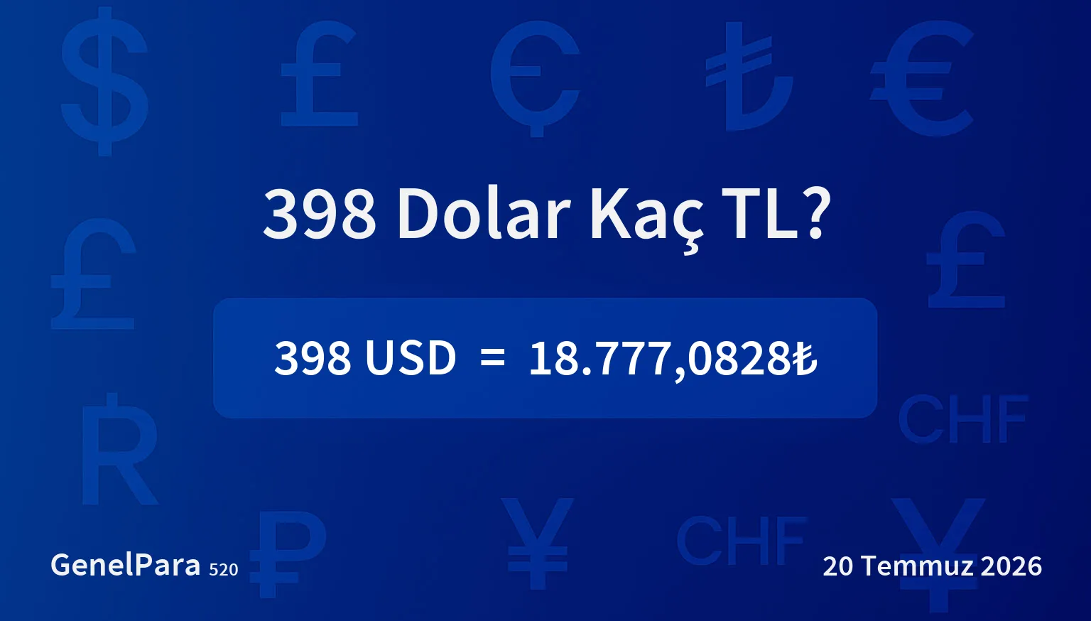 397.88 Dolar Kaç TL?