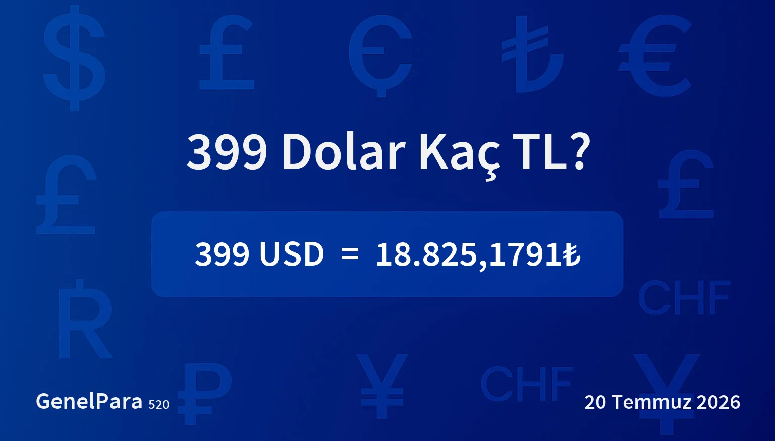 399.44 Dolar Kaç TL?