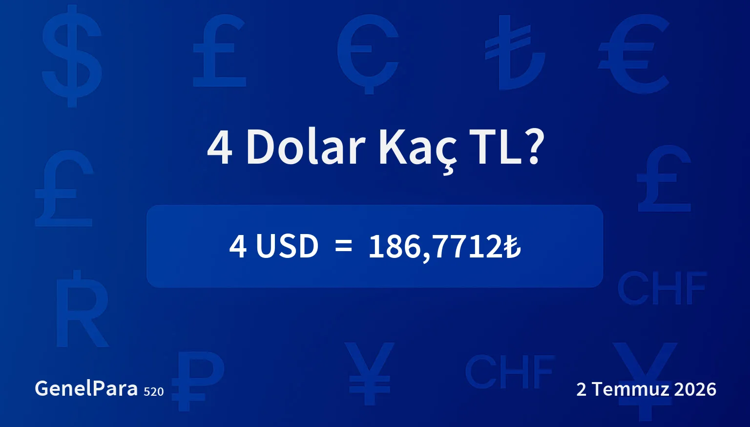 4.15 Dolar Kaç TL?