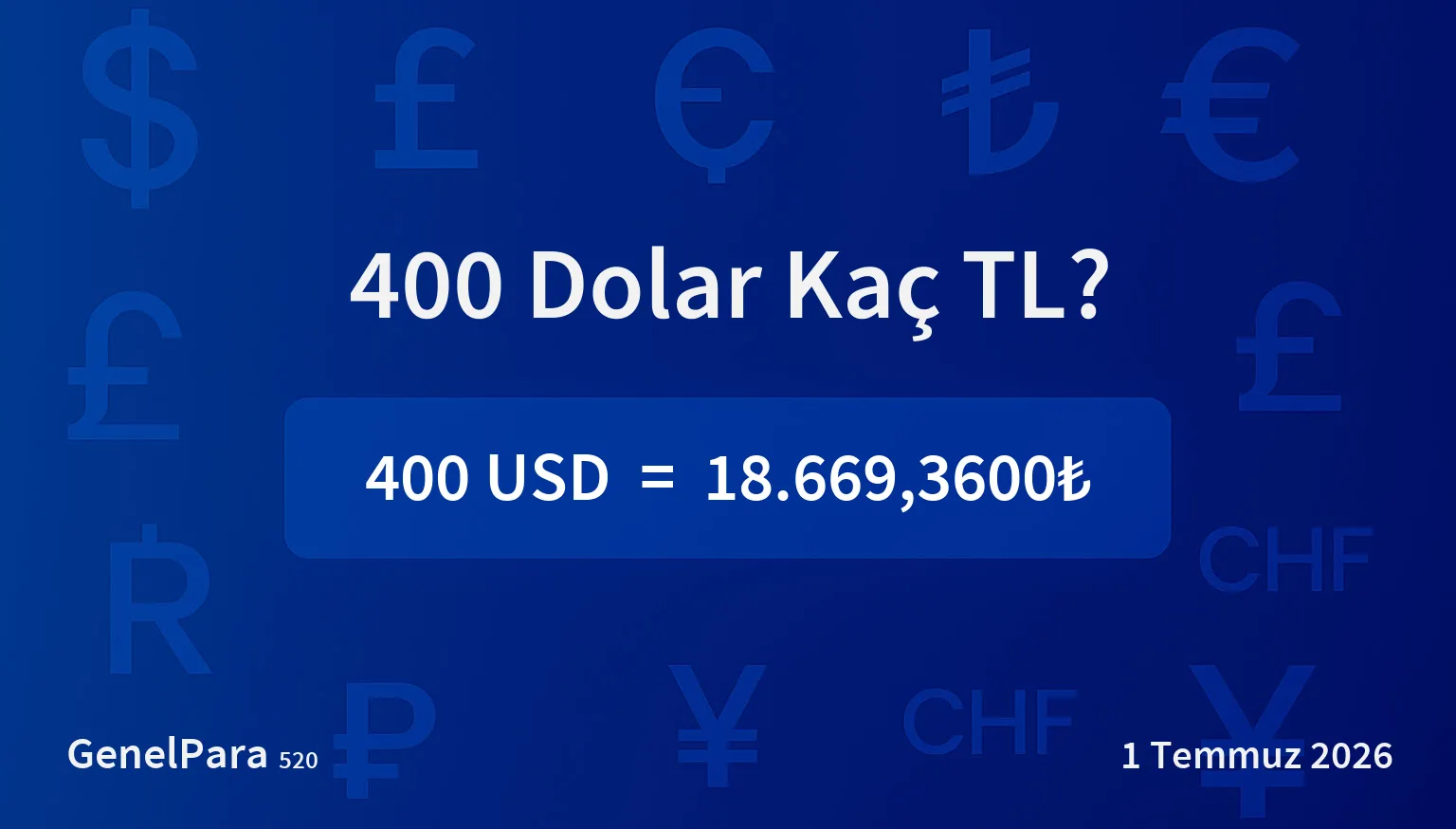 399.66 Dolar Kaç TL?