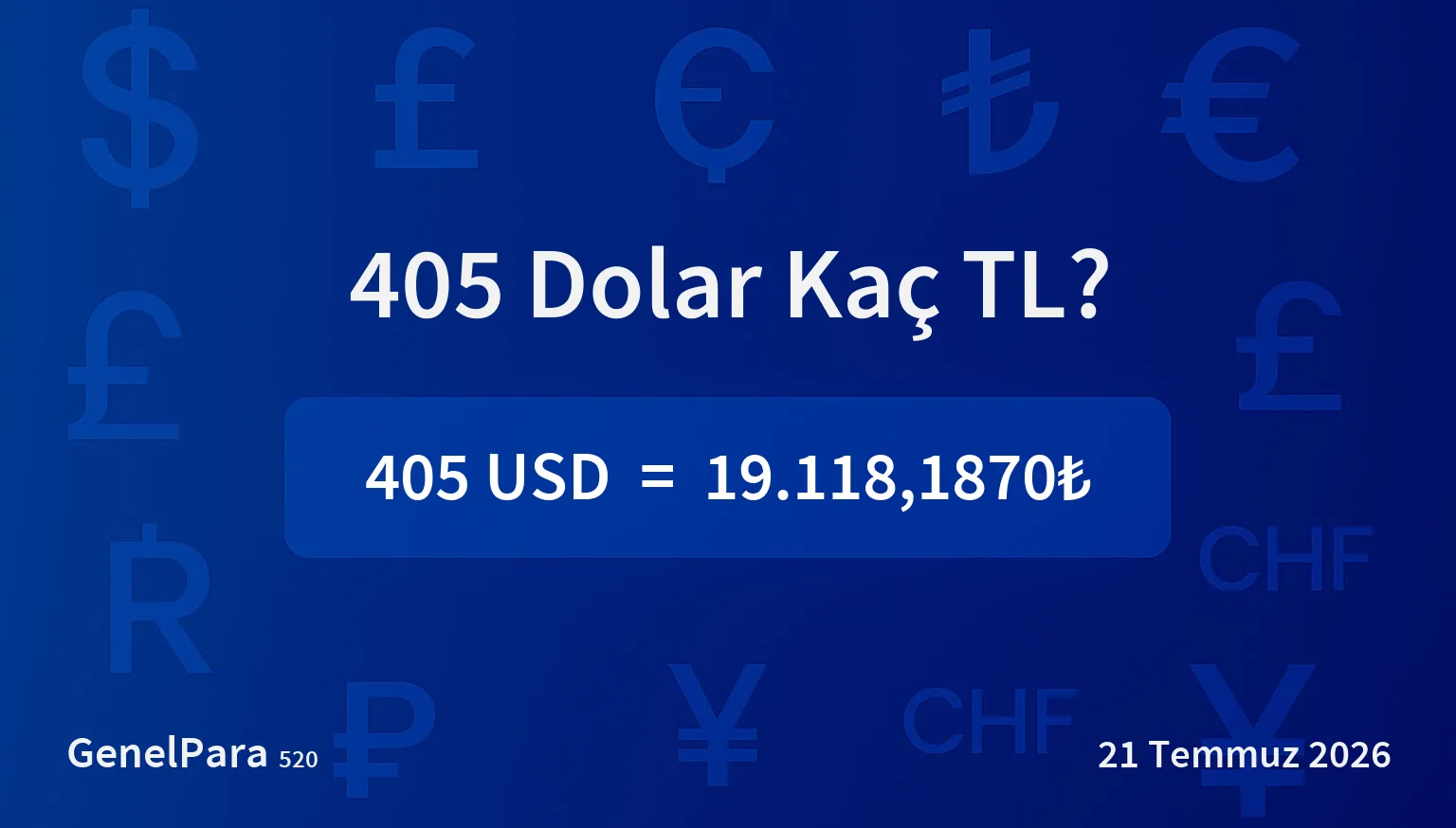 404.65 Dolar Kaç TL?