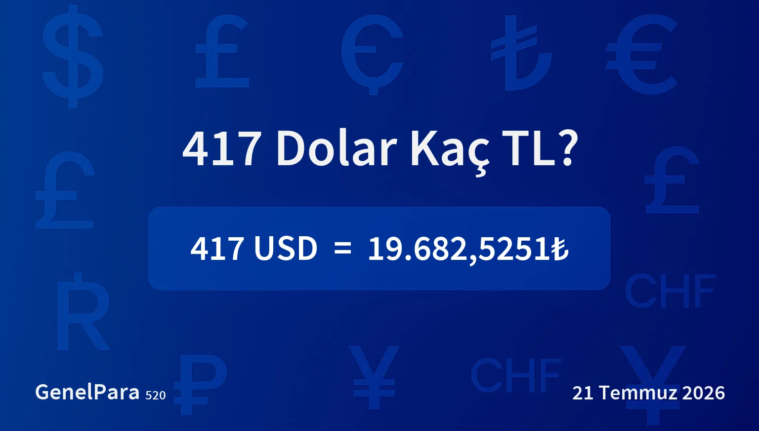 417.38 Dolar Kaç TL?