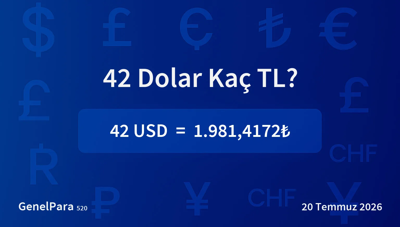 41.59 Dolar Kaç TL?