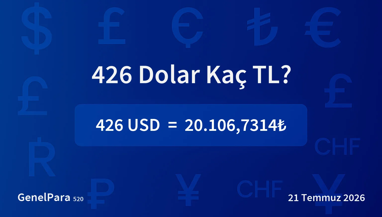 425.66 Dolar Kaç TL?