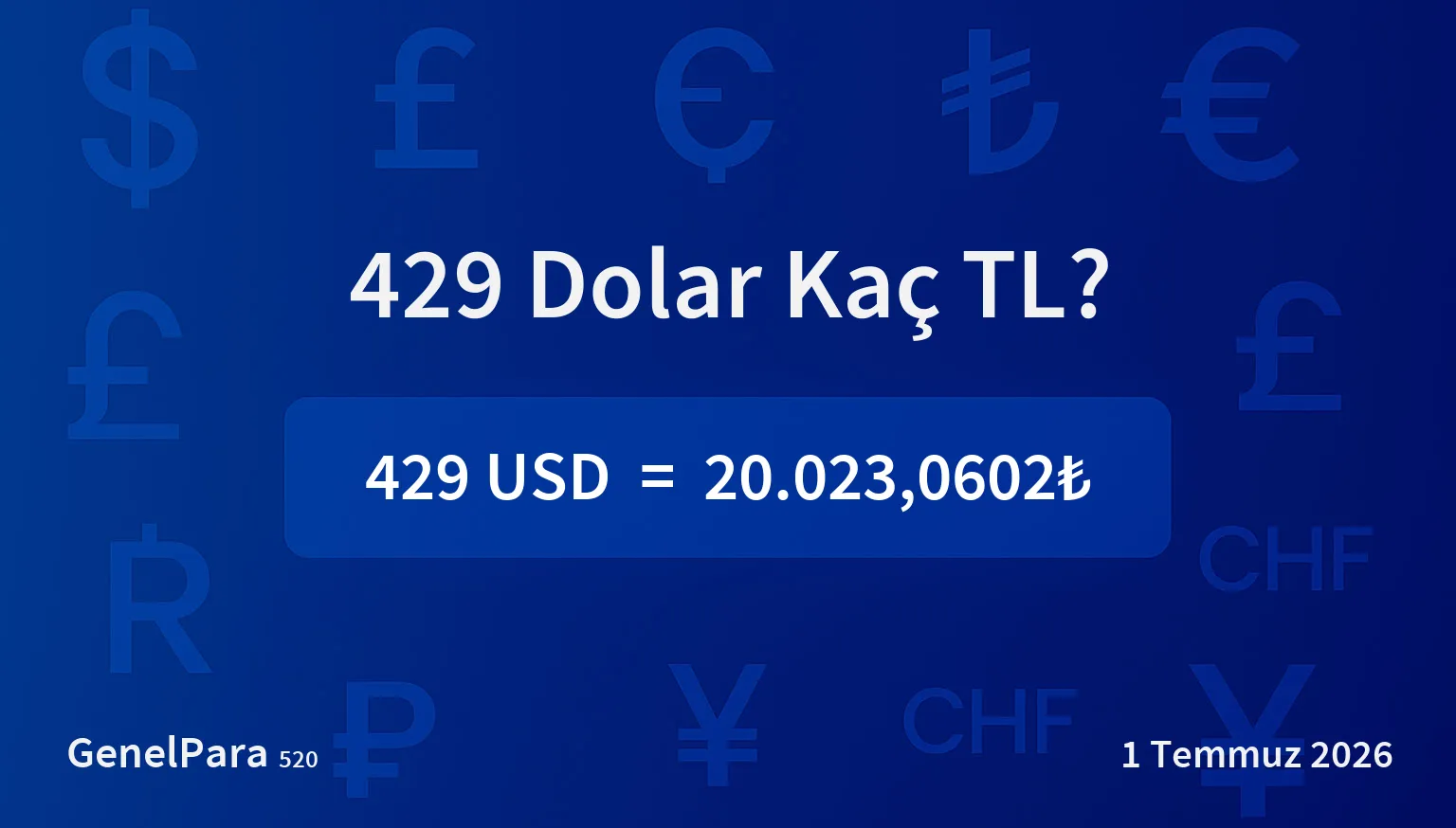 428.70 Dolar Kaç TL?