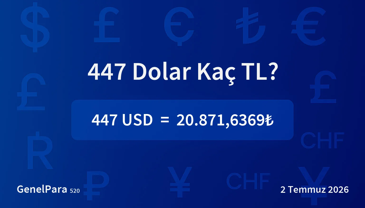 446.52 Dolar Kaç TL?