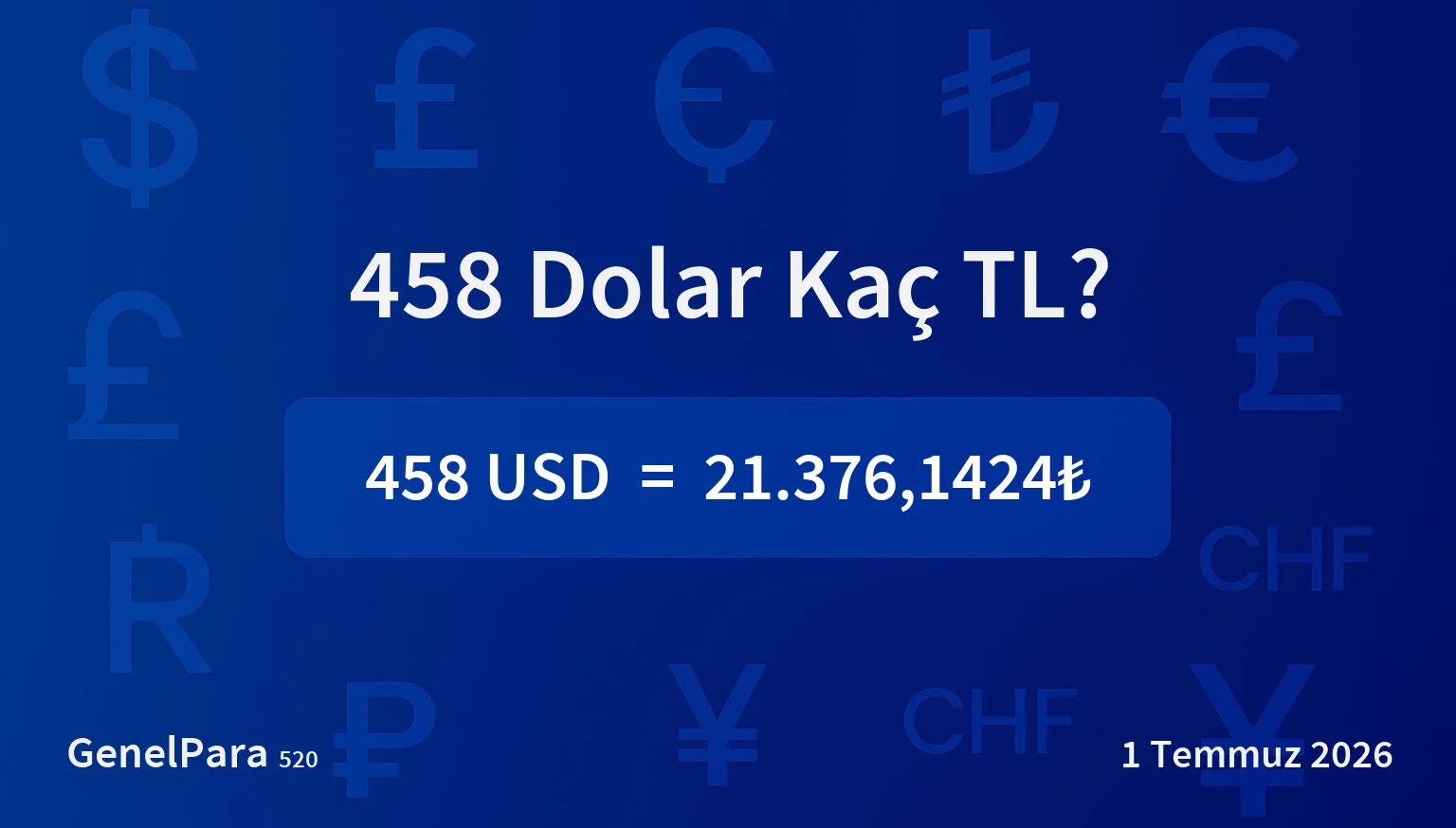 458.30 Dolar Kaç TL?