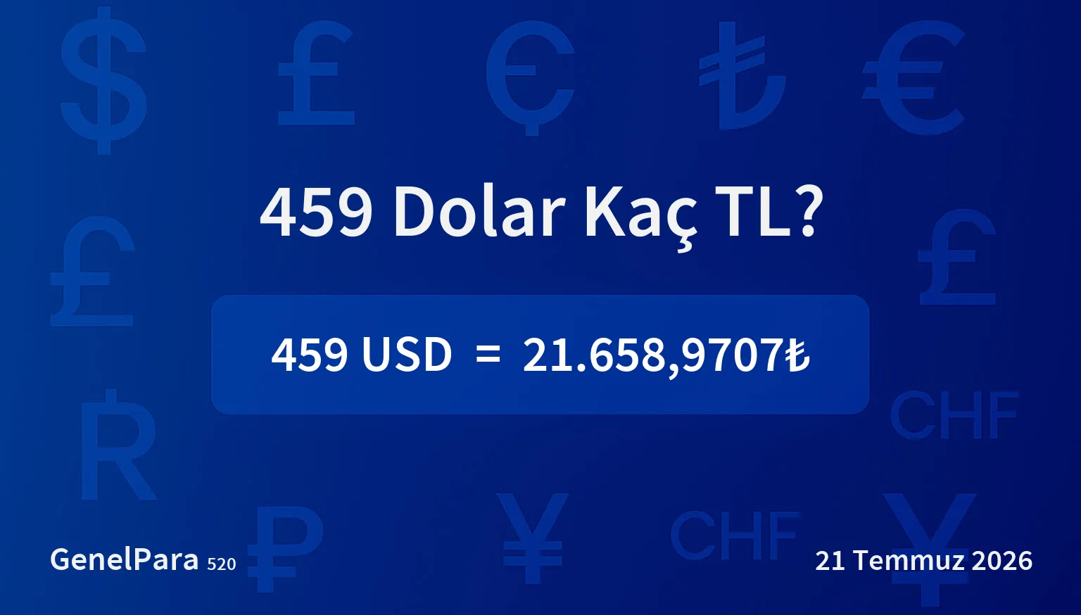 458.60 Dolar Kaç TL?