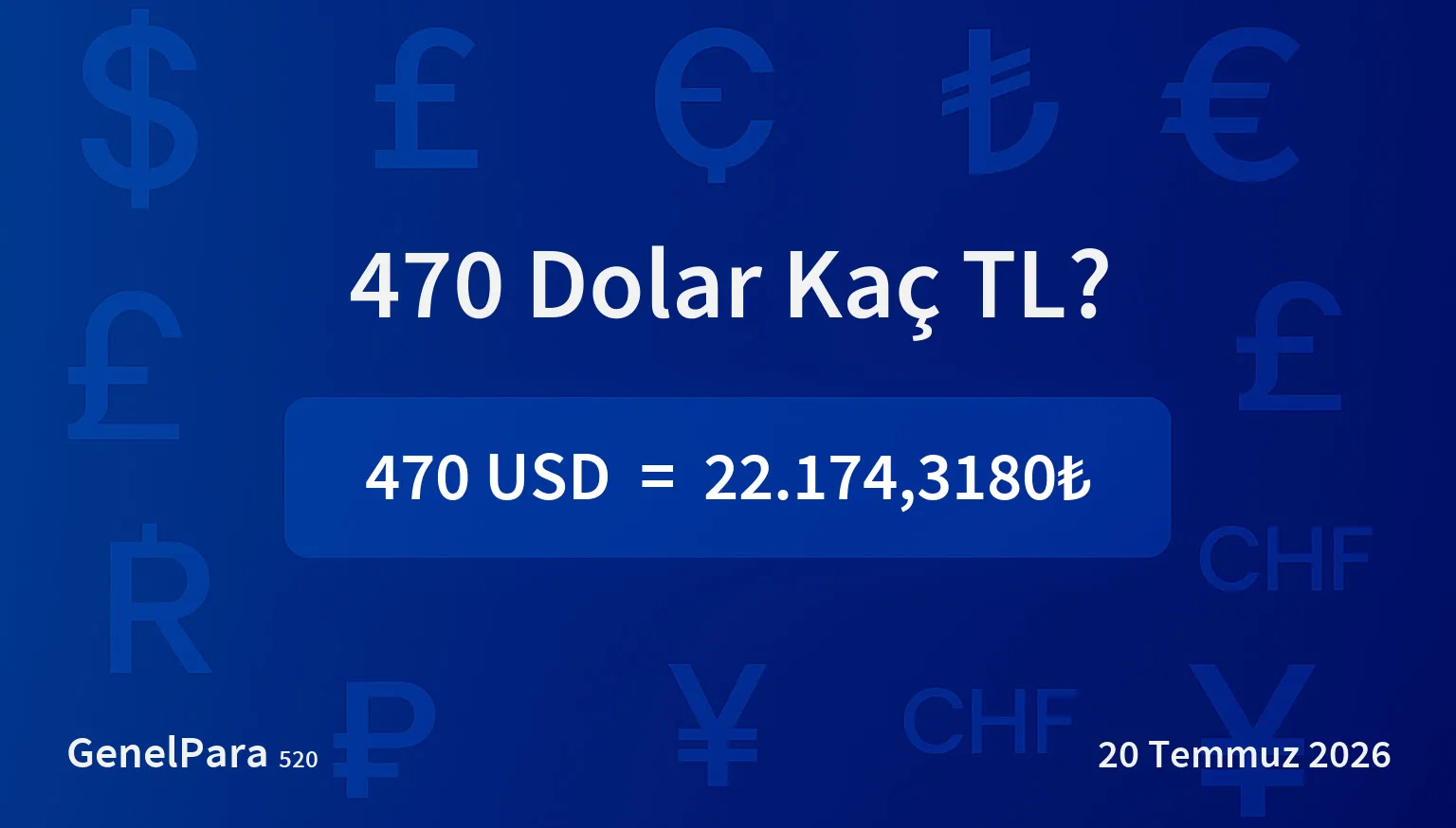 469.58 Dolar Kaç TL?
