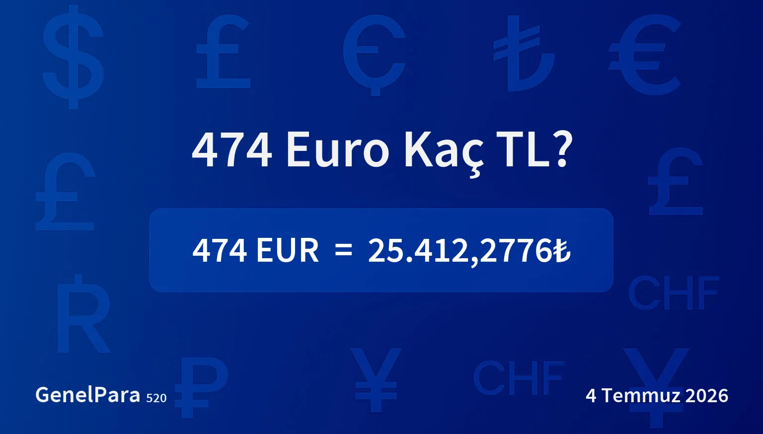 473.68 Euro Kaç TL?