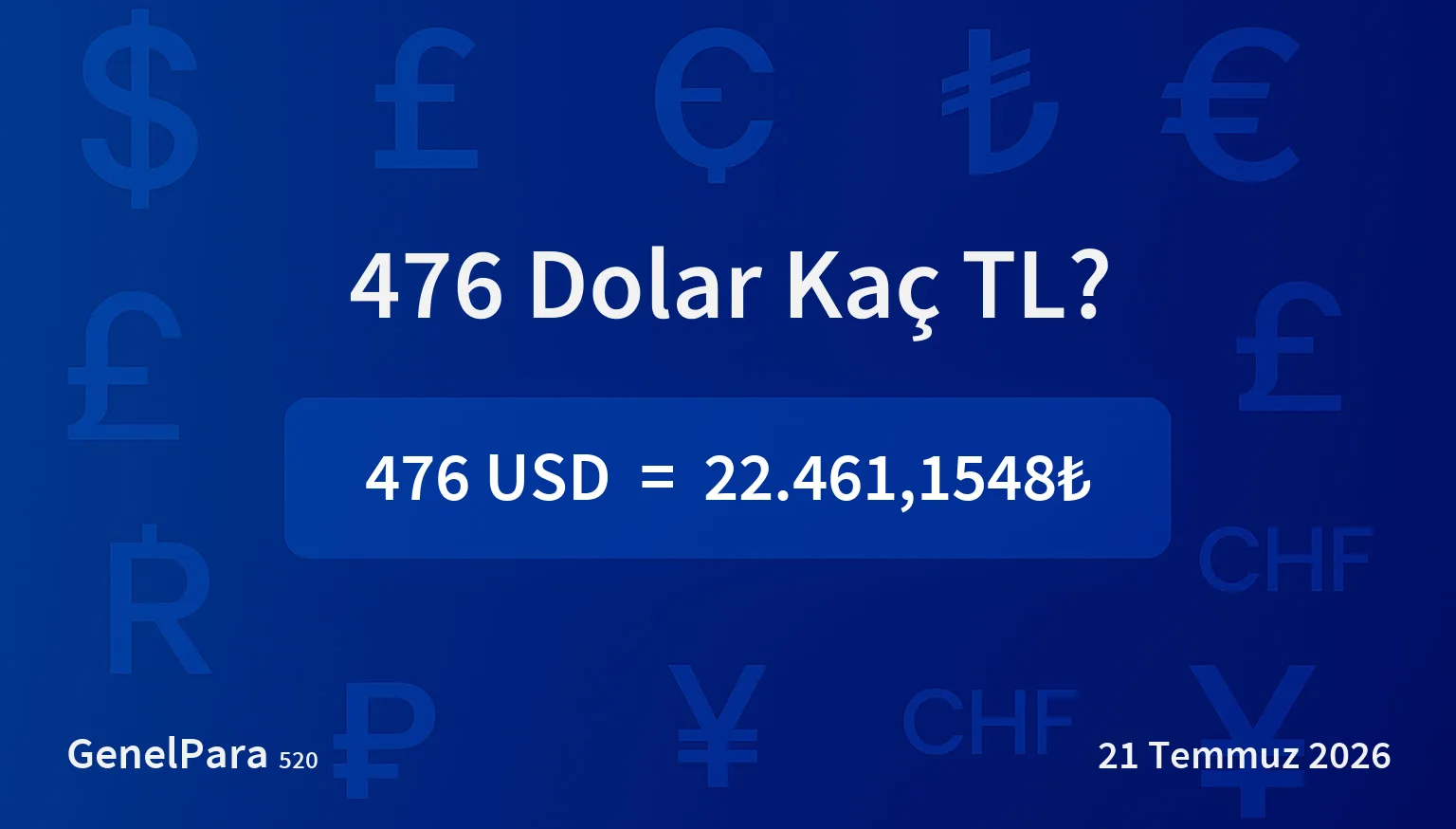 476.33 Dolar Kaç TL?
