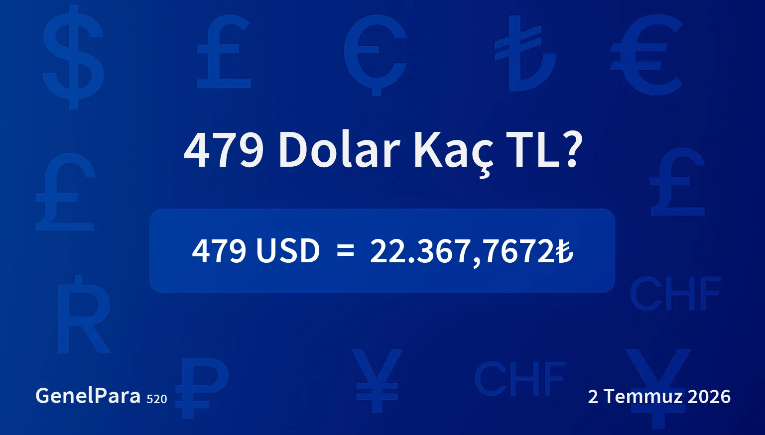 478.96 Dolar Kaç TL?