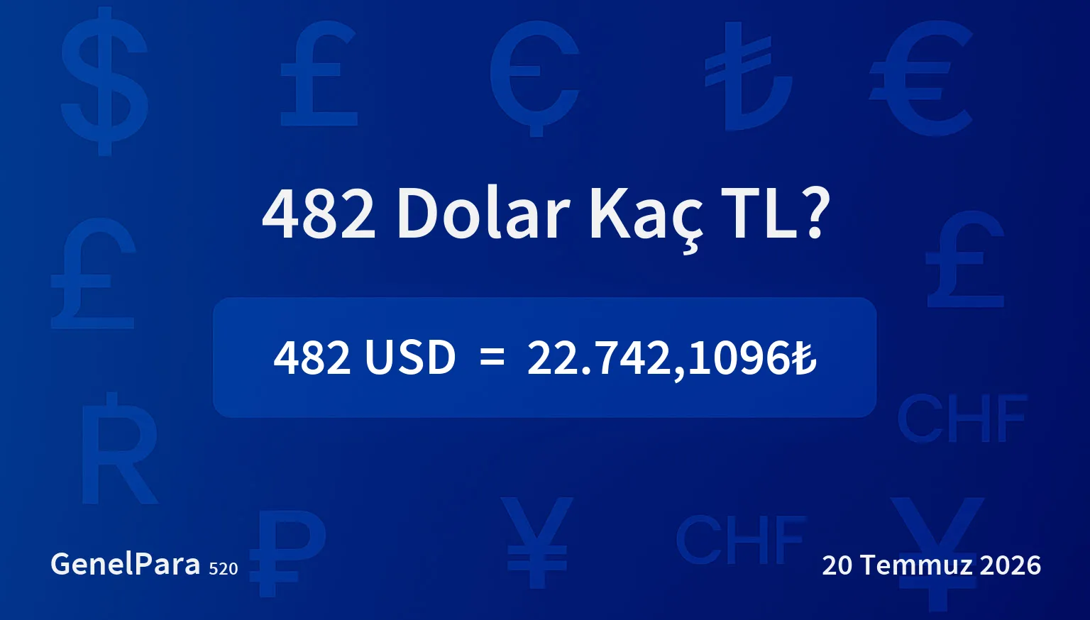 481.96 Dolar Kaç TL?